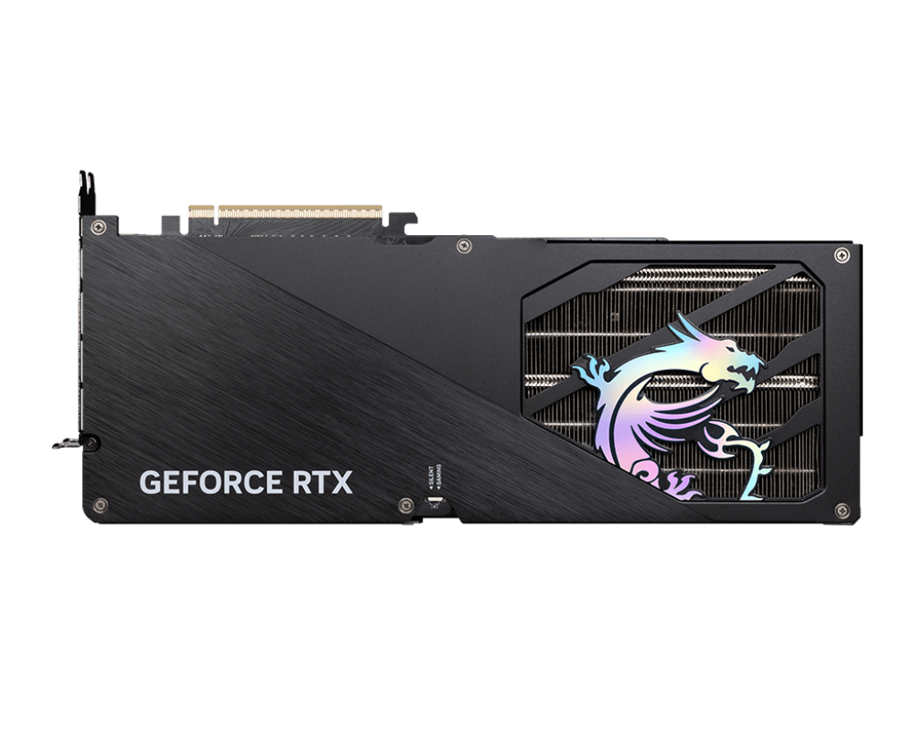 MSI GeForce RTX 5070 Ti GAMING TRIO PLUS 16G backplate