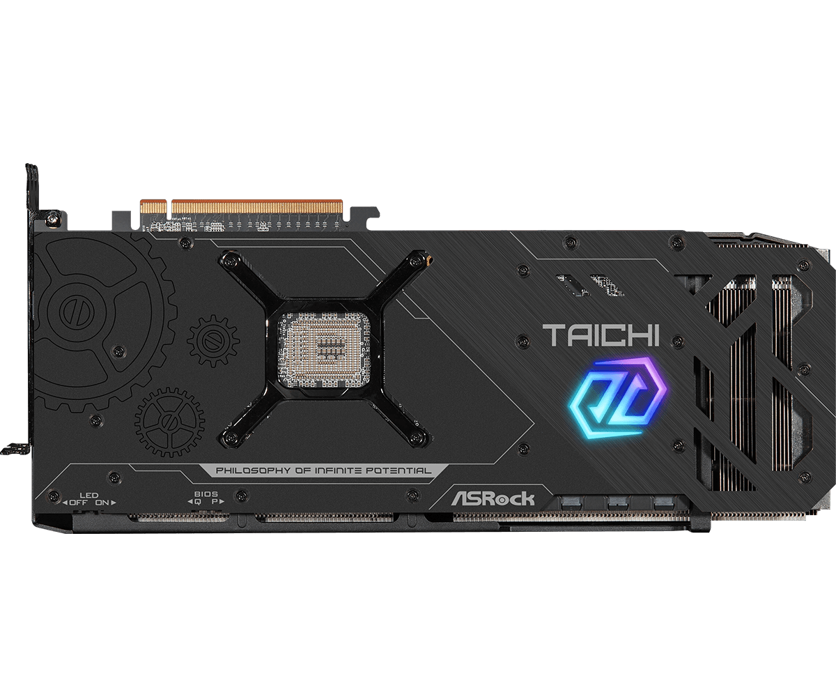 ASRock Radeon RX 7900 XTX Taichi 24GB OC Backplate