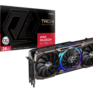 ASRock Radeon RX 7900 XTX Taichi 24GB OC Grafična Kartica in Škatla