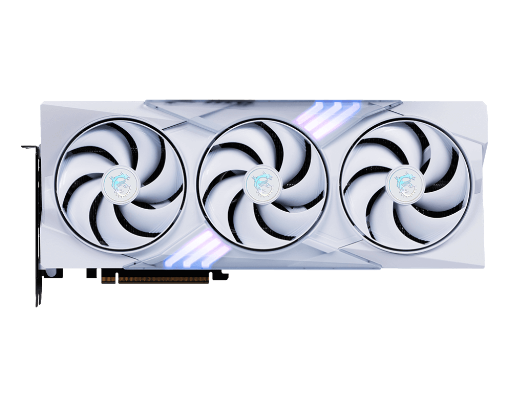 MSI GeForce RTX 5070 12G GAMING TRIO OC White 3 Fan Design