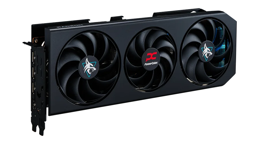 PowerColor Hellhound Radeon RX 9070 XT 16GB Side view