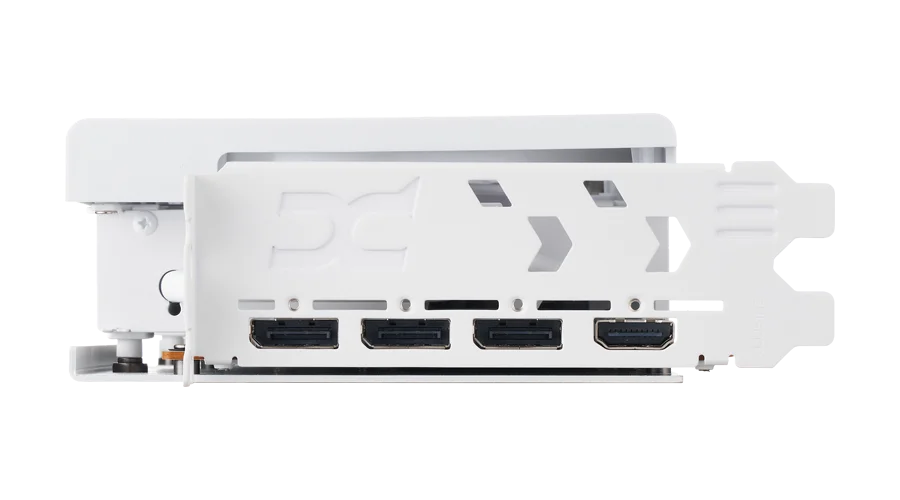 PowerColor Hellhound Spectral White Radeon RX 9070 XT 16GB Konektorji