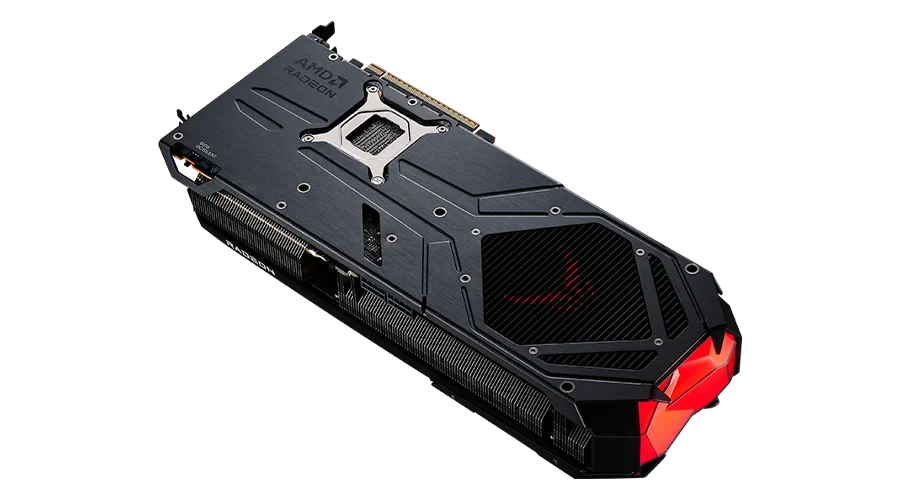 PowerColor Red Devil Radeon RX 9070 XT 16GB Red Devil Logo Backplate