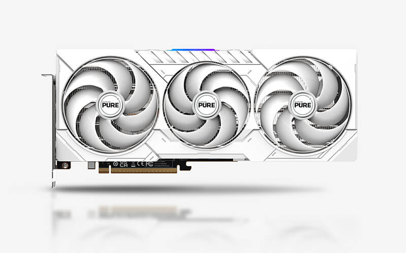 Sapphire PURE RX 9070 XT 16GB 3 Ventilatorji z estetskim design grafične kartice