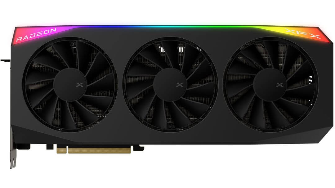 XFX MERCURY RX 9070 XT OC Gaming Edition Front 3 Fan