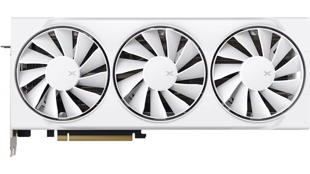 XFX Speedster SWFT Radeon RX 9070 XT White 3 fan
