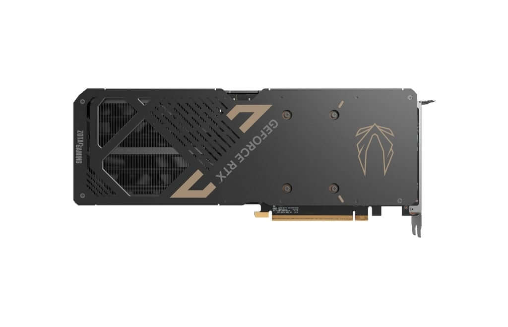 ZOTAC GAMING GeForce RTX 5070 SOLID 12GB Backplate Design
