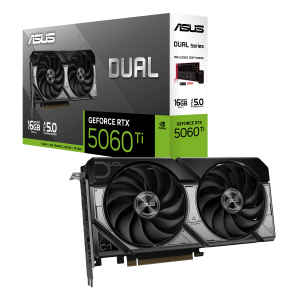 ASUS Dual RTX 5060 Ti 16GB Škatla in Grafična Kartica