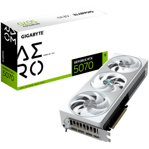 GIGABYTE GeForce RTX 5070 AERO OC 12G GDDR7 grafična kartica