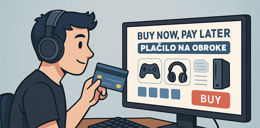 Kako lahko kupim na obroke v spletni trgovini pcagent.si?