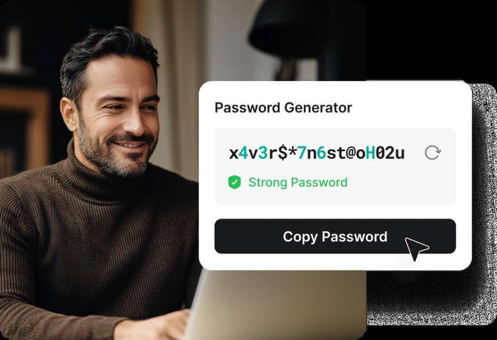 Nordpass upravitelj gesel za vas Generira močna gesla
