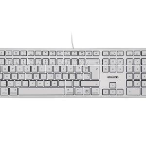 Cherry KC 6000C Slim for Mac, srebrna, USB-C, UK-SLO g.