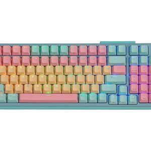 Cooler Master MK770 Wireless, BT, Kailh Box V2 Red, PBT, RGB, zelena, US