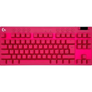 Logitech G PRO X TKL Brown Tactile, Lightspeed, roza, USB, SLO g.