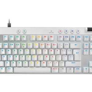 Logitech G PRO X TKL RAPID, bela, USB, SLO g.