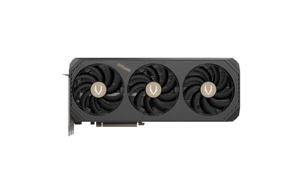 ZOTAC GAMING GeForce RTX 5090 SOLID 3 fan design front view
