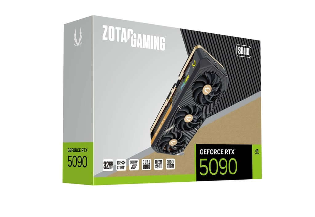ZOTAC GAMING GeForce RTX 5090 SOLID Škatla