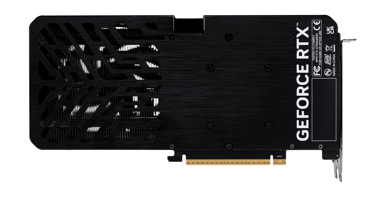 Gainward GeForce RTX 5060 Ghost 8GB backplate