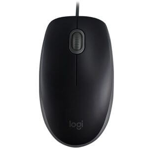 Logitech B110 Silent, črna