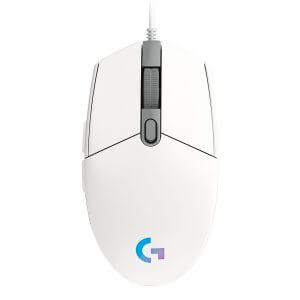Logitech G102 LIGHTSYNC, bela