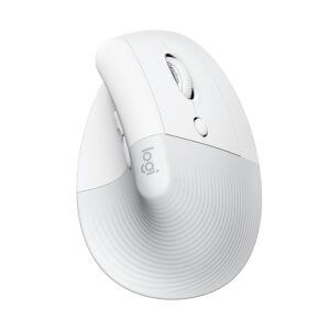 Logitech Lift Vertical Ergonomic, bela