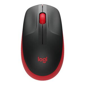 Logitech M190 Wireless, rdeča