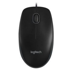 Logitech OEM B100 Optical mouse, črna, USB