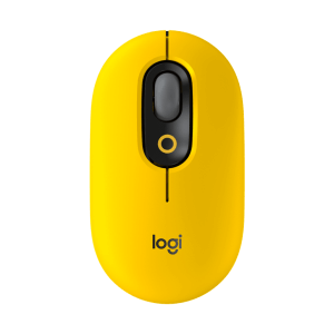 Logitech POP Mouse z EMOJI, Bluetooth, rumena