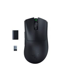 Razer DeathAdder V3 Pro + HyperPolling Wireless sprejemnik, komplet, črn