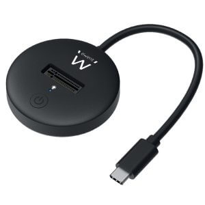 Priključna postaja za SSD, M.2 NVMe, NVMe v USB-C, USB 3.2 Gen 2, črna, Ewent EW7013