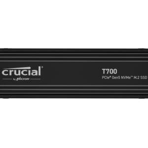 SSD 2TB M.2 80mm PCI-e 5.0 x4 NVMe, CRUCIAL T700 Heatsink (CT2000T700SSD5)
