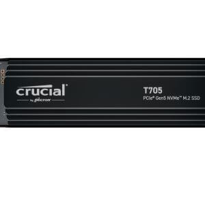 SSD 2TB M.2 80mm PCI-e 5.0 x4 NVMe, CRUCIAL T705 Heatsink (CT2000T705SSD5)