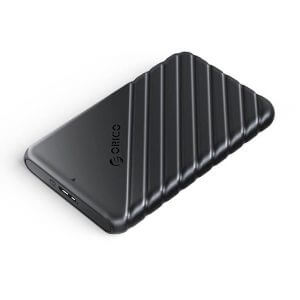 Zunanje ohišje za 2,5'' HDD/SSD, USB 3.0 v SATA3, tool-free, črn, ORICO 25PW1-U3