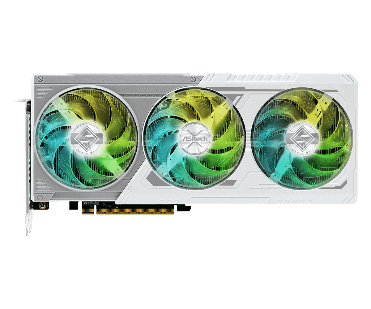 ASRock Radeon RX 9060 XT Steel Legend 16GB 3 FAN Bela