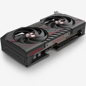 Sapphire Pulse Radeon RX 9060 XT 16GB rdeča small 8pin connector