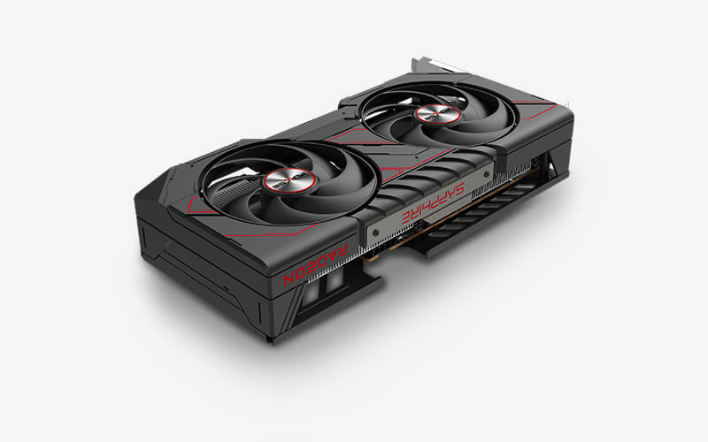 Sapphire Pulse Radeon RX 9060 XT 16GB rdeča small 8pin connector