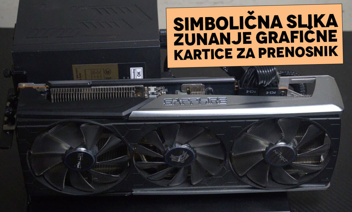 RX 7900 XTX grafična kartica za prenosnike zunanja enota