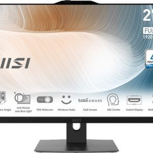 Računalnik MSI Modern AM272P 12M-1099XEU i5 / 8GB / 500GB SSD / 27" FHD IPS / NoOS / črn