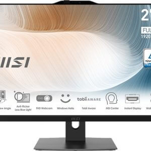 Računalnik MSI Modern AM272P 12M-1099XEU i5 / 8GB / 500GB SSD / 27" FHD IPS / Windows 11 Pro / črn