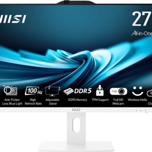 Računalnik MSI PRO AP272P 14M-887XEU i7 / 16GB / 1TB SSD / 27" FHD IPS 100Hz / Windows 11 Pro / bel - nastavljiv po višini