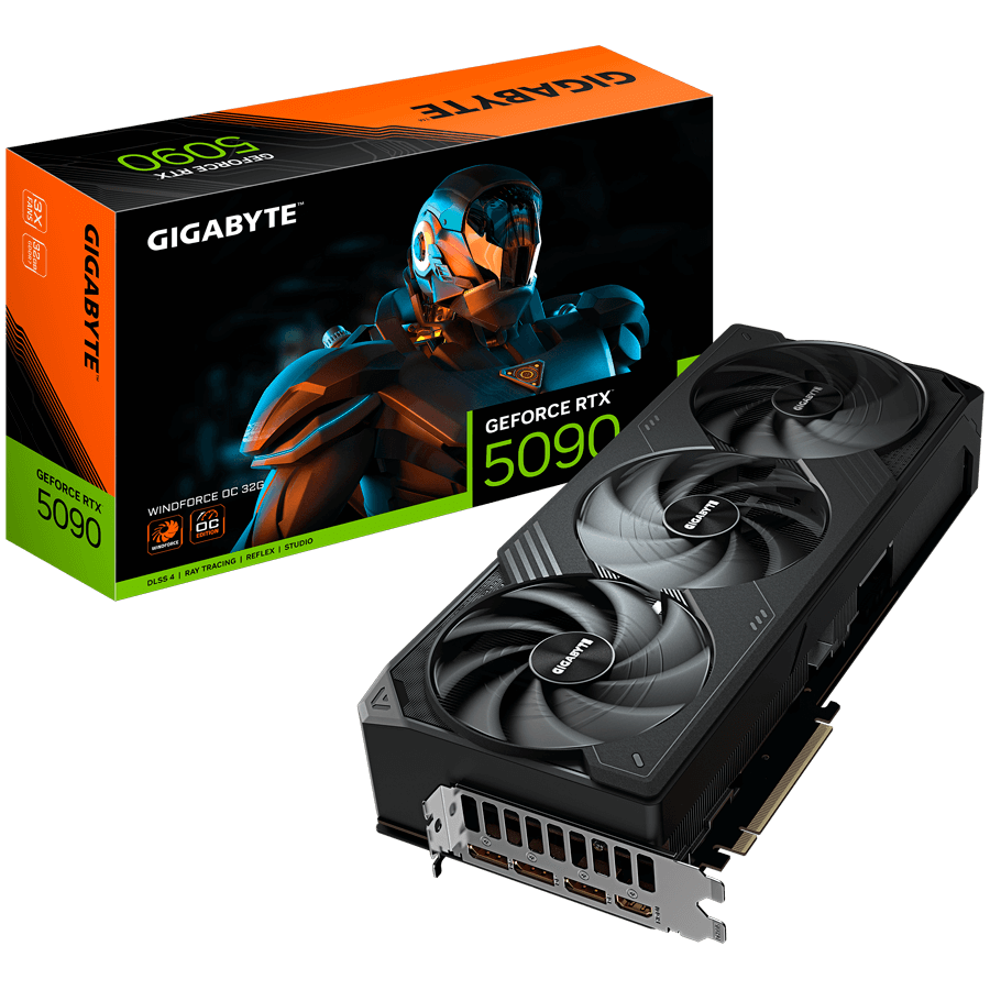 GIGABYTE GeForce RTX 5090 WINDFORCE OC 32G GDDR7 grafična kartica