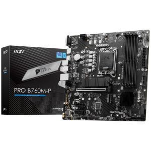 Osnovna plošča 1700 MSI PRO B760M-P microATX VGA HDMI DP