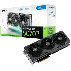 PNY GeForce RTX 5070 Ti 16GB Overclocked Triple Fan Plus DLSS 4 grafična kartica