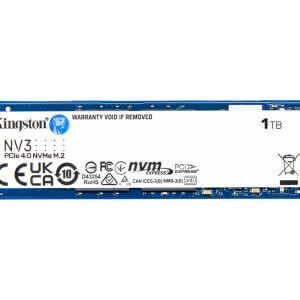 SSD 1TB M.2 80mm PCI-e 4.0 x4 NVMe, Kingston NV3 (SNV3S/1000G)