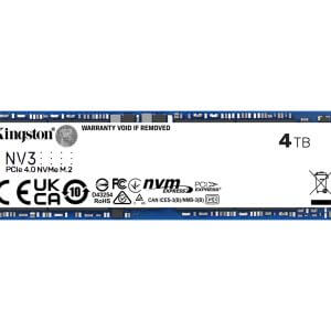 SSD 4TB M.2 80mm PCI-e 4.0 x4 NVMe, Kingston NV3 (SNV3S/4000G)