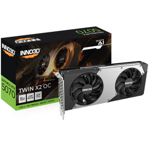 INNO3D GeForce RTX 5070 Twin X2 OC 12GB GDDR7 grafična kartica
