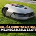 Najboljša robotska kosilnica brez mejnega kabla tudi za strmine