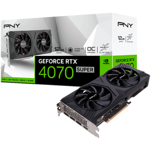 PNY GeForce RTX 4070 SUPER 12GB VERTO OC Dual Fan Edition DLSS 3 grafična kartica