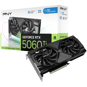 PNY GeForce RTX 5060 Ti 8GB Overclocked Dual Fan DLSS4 grafična kartica