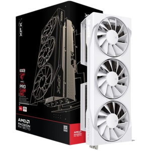 XFX Swift AMD Radeon RX 9070 OC White Triple 90mm Fan Gaming Edition 16GB GDDR6 grafična kartica